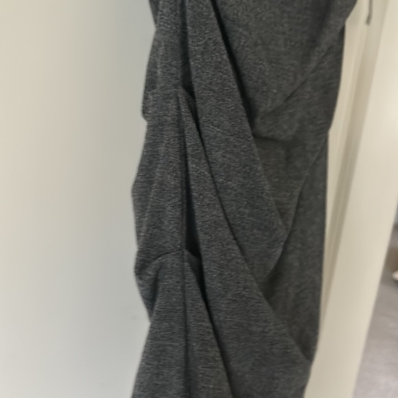 NWT Nicole Miller grey ruched sheath dress 4 - Picture 9 of 11